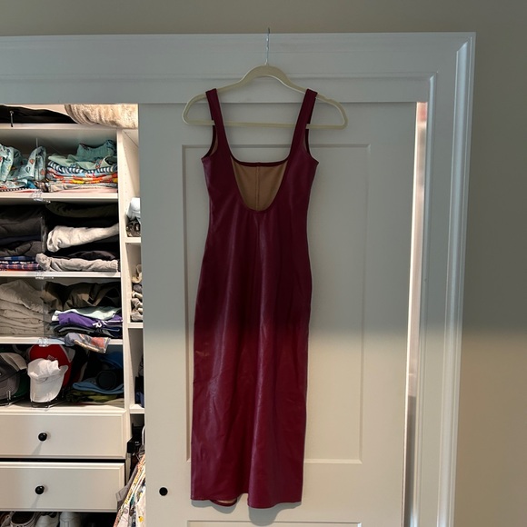 Commando Faux Leather MIDI Tank Dress - Picture 3 of 6